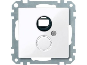 MERTEN SYSTEM M Ramka montażowa z płytką centralną mechanizmów zgodnych z DIN 41524 biały active MTN290325 SCHNEIDER ELECTRIC