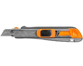 Nóż z ostrzem łamanym 18 mm metalowy korpus 63-021