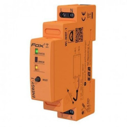 FOX Monitor-licznik zużycia energii 1 fazowy 40A Wi-Fi Energy 1 WI-MEF-1-40