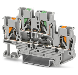 Część do listwy zaciskowej Phoenix Contact 12 → 26AWGWciskane PTTB 2.5-2DIO/UL-O/UR-O/U-OG/O 20A 500 V