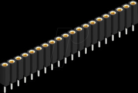 BL 5 20 Socket, 1-row, 1 x 20 - 2.54 mm