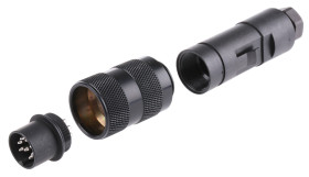 Złącze wielostykowe przemysłowe 8-pinowe M16 Montaż na kablu Gniazdo binder