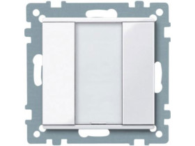 KNX Przycisk natynkowy 1 pojedynczy plus biały active System M MTN617125 SCHNEIDER ELECTRIC