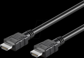 58443 High Speed HDMI Cable with Ethernet, 5 m, 4K@30Hz, black