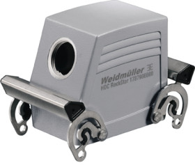 Grommet housing, size A32, die-cast aluminum, M32, angled, cross bow locking, IP65, 1787970000