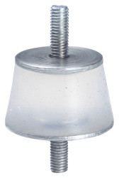 Podstawka antywibracyjna M6 wysokość całkowita 59mm Cylinder męski-męski