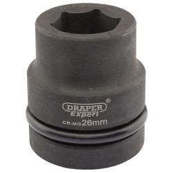 Draper Expert 05107 Expert 26mm 1&quot; Square Drive Hi-Torq&#xAE; 6 Point Impact Socket