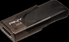 P-FD32GATT4-EF USB stick, USB 2.0, Attaché 4, 32 GB
