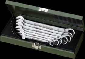 23124 Open-end ring ratchet spanner set, 8 - 19 AF, 7-piece, MicroSpee