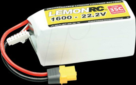 LiPo Akku LEMONRC 1600 - 22.2V (35C)