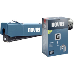 Novus 030-0464 Stapler Type 11, 6-10mm, Metal, Non-Slip Grip, Fast Loading