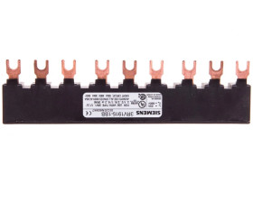 Szyna łączeniowa 3P widełkowa (9 mod.) do 3 wyłączników 3RV1915-1BB