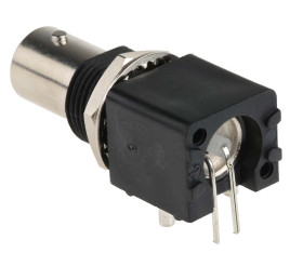 Złącze koncentryczne Montaż na płytce drukowanej Żeński 50Ω typ złącza Złącze BNC 0 to 1GHz Przepust