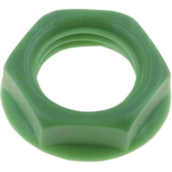 Cliff CL1414 Nut Green 1pc For Jack Installation Couplings 6.35mm