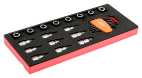 Pojemnik na narzędzia, W 181mm, L 445mm, H 40mm