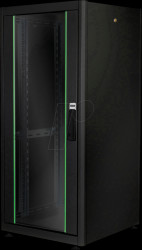 DN-19 26U-6/6-DB 19" network cabinet, 26U, 600 mm depth, black