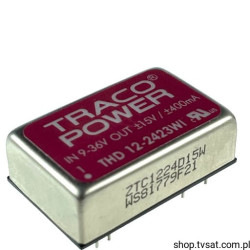 THD12-2423WI DC-DC In 9-36V Out + -15V 0.4A THT TRACO