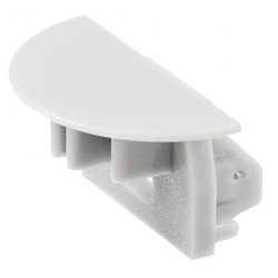 Zaślepka minilux maxi wpust szara z otworem