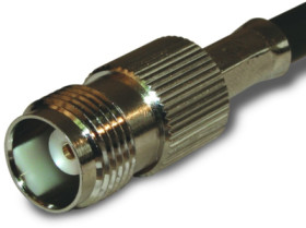 TNC jack 50 Ω, RG-58, RG-141, LMR-195, Belden 7806A, Belden 9311, crimp connection, straight, 122122