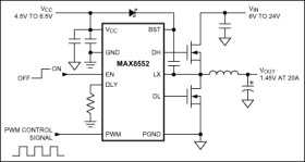 High-Speed, Wide-Input, Single-Phase MOSFET Driver