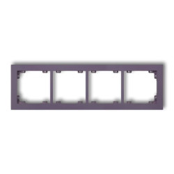 DECO Ramka poczwórna DECO Pastel Matt wrzosowy 50DR-4