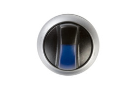 Napęd przełącznika 2 położeniowy niebieski z podświetleniem bez samopowrotu M22-WRLK-B 216831