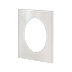 Ramka kwadrat pojedyncza, szkło białe TYP: LSR-SBK-X1 KONEKTO