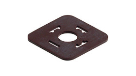 Akcesorium złącza Gniazdo kablowe GDM Uszczelka płaska Brązowy
