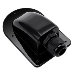 Przelotka przepust dachowa na 1 przewody kable solarne czarna na dach kampera