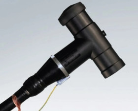 Głowica konektorowa symetryczna na przepust C (630A), zestaw na 3 fazy, z końcówkami śrub., CTS-S 630A 24kV 95-240, 347186