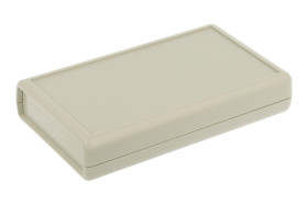 Obudowa; do przyrządów; ręczna; G528G(BC)-1@; ABS; 112mm; 66,5mm; 21mm; jasnoszary; z koszykiem na baterie; RoHS; Gainta; 1 pane