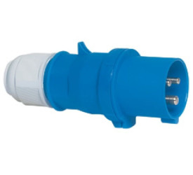 Wtyczka QUICK-CONNECT z zintegrowanym zadławieniem MULTI-GRIP 32A 3p 230V 6h IP44 2138
