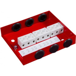 Puszka instalacyjna przelotowo-rozgałęźna 9 zaciskowa od 0,5 do 6 mm² PP-BXM typ 3.2