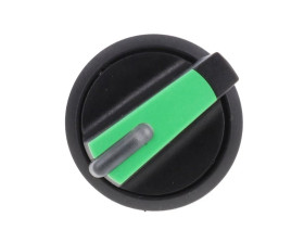Przełącznik z możliwością podśw 22mm okrągły tworzywo czarny/zielony kr pióro 2 poz o-i 3SU1002-2BC40-0AA0