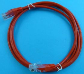 UTPL 5e 0,5mb CZERWONY PATCHCORD