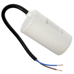 Kond. rozr. 10uF 450V NEPOWER kabel, bez śruby, Kondensator CBB60