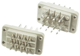 Złącze samochodowe 12-pinowe Cinch Męski 5A Montaż na panelu Złącze samochodowe