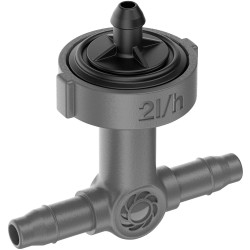 GARDENA 13312-20 Micro-Drip-System In-line Nozzle 4.6mm 2 L/h Self-Cleaning