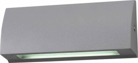 Kinkiet LED 6W 220lm 4000K/neutralna IP54 zewnętrzny wodoodporny aluminium/szkło STEP 6W GRAY NW GXPS076