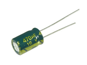 Kondensator 470uF/16V LOW ESR 8x12mm
