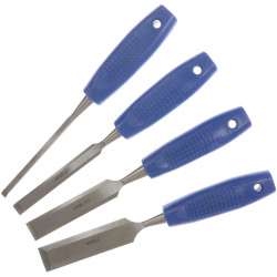 BlueSpot Tools 28124 Wood Chisel Set, 4 Piece