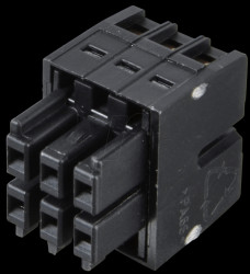 713-1103 WAGO MINI HD, female multi-point connector, 2x3-pin, RM 3.5