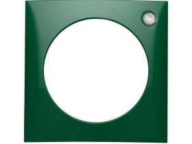 Integro Ramka 1 pojedyncza z soczewką zielony połysk 919872503 HAGER