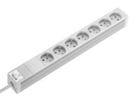 Listwa zasilająca, 16A, 250 V dł. kabla 2m DK Biały