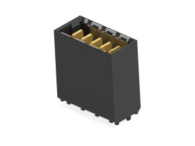 Obudowa 5-pinowe raster: 2mm -rzędowe ERNI Montaż na płytce Męski 18A