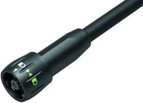 Sensor actuator cable, cable plug, straight to open end, 8 pole, 5 m, PUR, black, 2 A, 77 6005 0000 50008-0500