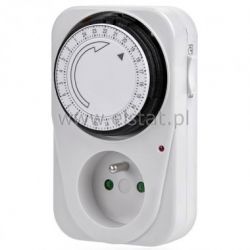 Programator czasowy 1-dn. analogowy TS WF1/TF3