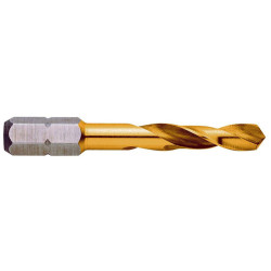Exact 50876 HSS Twist Drill Bit 3.5mm 40mm Length DIN 3126 1/4&quot; Shank