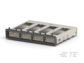 I/O Conn 1X4 QSFP CAGEASSY BEHIND BZL LP