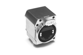 Złącze XLR 8 -pinowe Montaż na panelu XLR Żeński Metal